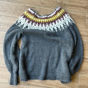 free people off the shoulder sweater